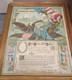 WWI World War I Color Lithograph In The Service Of The Nation 1917 W. Wilson