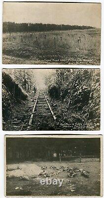 WWI World War I RPPC History Battle of St. Mihiel Front Battlefield Postcard Lot