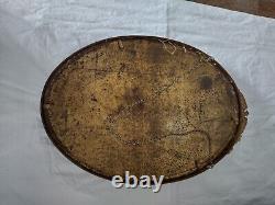 WWI era Oval Picture frame with sheild and eagle