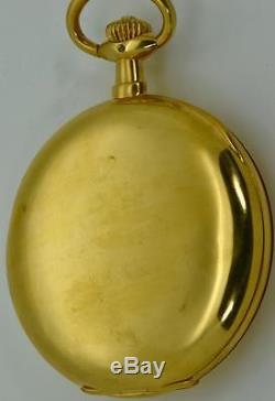 WWI pilot's 14k gold Deutsche Präzisions-Uhrenfabrik Original Glashütte watch