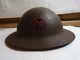 WW-1 BRITISH BRODIE HELMET WITH PERIOD APPLIED 27th INFANTRY DIVISION INSIGNIA