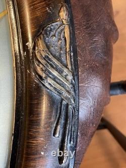 WW 1 Colorized Soldier In Uniform Absolutely Awesome Frame Bubble Glass 24x17