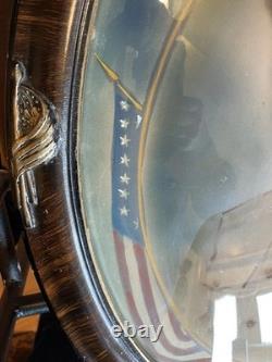 WW 1 Colorized Soldier In Uniform Absolutely Awesome Frame Bubble Glass 24x17