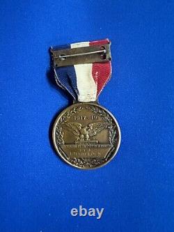 WW 1 Patriotic Service World War Medal Inscribed SGT BH Nichols