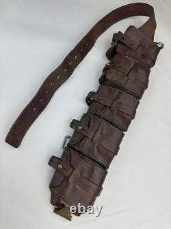 WW I, 2 Swedish Leather M10 5 cell Bandolier Tuskan Raider Star Wars Sand People