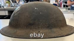 WW I Red Diamond 5th Infantry Division Brodie Helmet 100% Original Complete