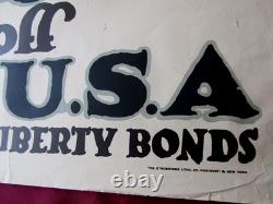 WW I U. S. War Effort Poster Original Antique