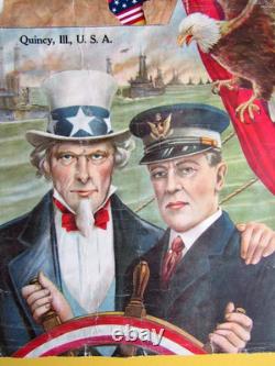 WW I U. S. War Effort Poster Original Antique