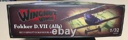 Wing Nut Wings 1/32 scale Fokker D. VII (ALB) Excellent Condition 32027