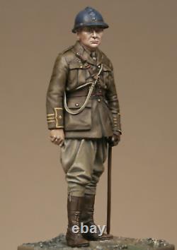 Winston Churchill 1915 WW1 54mm Painted Tin Toy Soldier Art Level