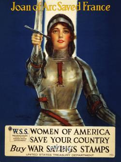 Women of America/Joan of Arc Haskell Coffin 1918 World War 1 Print
