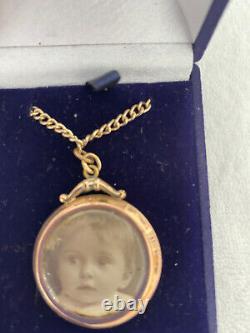 World WAR 1 (1914 -1918) Gold LOCKET Hallmarked