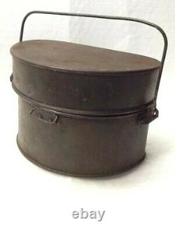World War 1 1918 British D Type Mess Tin And Lid, Antique In Good Condition