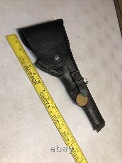 World War 1 Antique US Mounted Cavalry Colt 1911 Holster Soldier Modified RARE