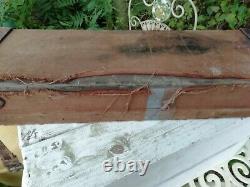 World War 1 Empty Rifle Hard Case Brown Canvas Leather Straps LNER Labels