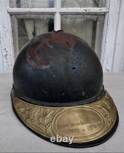 World War 1 French Veteran Chaplain's Adrian Helmet
