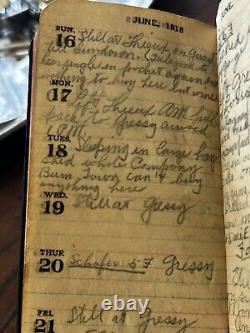 World War 1 Soldiers Diary (Battle Of Belleau France)