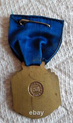 World War 1 US Army veteran 80th Blue Ridge Div 12th reunion button medal. 1931