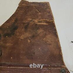 World War 1 US Cavalry Saddle Bags Marked US Spalding 1917 W. W. P