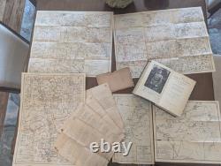 World War I Campaign Maps 1918, Lot Of 5, Book 1920, History Of 4th Division, Great