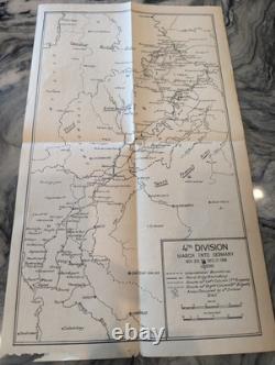 World War I Campaign Maps 1918, Lot Of 5, Book 1920, History Of 4th Division, Great