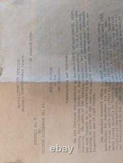 World War I Campaign Maps 1918, Lot Of 5, Book 1920, History Of 4th Division, Great