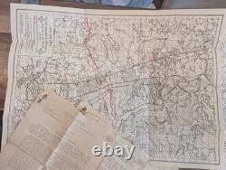 World War I Campaign Maps 1918, Lot Of 5, Book 1920, History Of 4th Division, Great