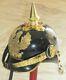 World War I & II Pickelhaube German Steel Helmet Brass Accents Prussian Officer