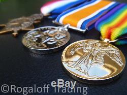 World War I Medal Trio Set (1914-15 Star, BWM and Victory Medals)