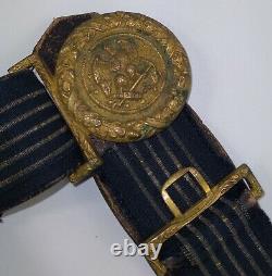 World War I Naval Officer Brocade Belt WWI WW1