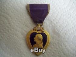 World War I Purple Heart Medal 1917 Wounded In Action Original And Rare