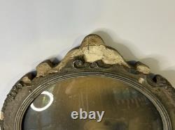 World War I Soldier Photograph with Convex Glass Frame