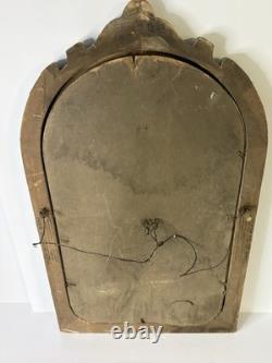 World War I Soldier Photograph with Convex Glass Frame