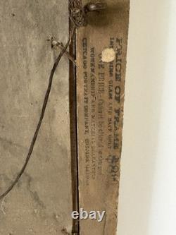 World War I Soldier Photograph with Convex Glass Frame