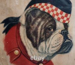 World War I propaganda poster dog breeds representing their countries WW1