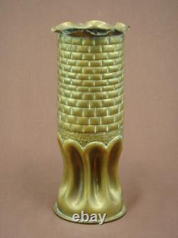 World War One Artillery Trench Art Brick Wall Design 1915