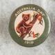 World War One Australia Day 1918 Koala Bear Pinback Button Badge Very Scarce