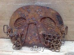 World War One British 1917 Dated Ww1 Tank Crew Relic Mask Face Protector