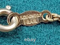 World War One Era Gold Fill Locket w. Soldier photo GF 15 Chain