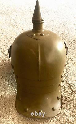 World War One Imperial German Lobster Tail Helmet