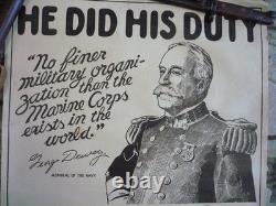 World War One Original Marine Poster