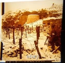World War One Photos 30 B&w Stereo Glass Slides, Viewer, Custom Box, France