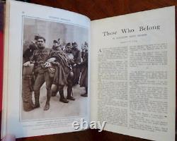 World War One Posters 1918 Munsey's Magazines leather illustrated book