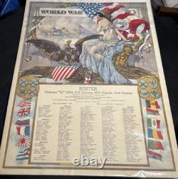 World War One Roster for Company'G,' 130th U. S. Infantry, 33rd Division