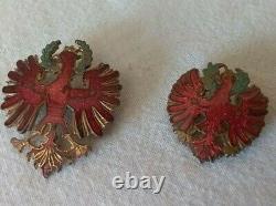 World War One Tirol Uniform Antique Pins-Total of Two