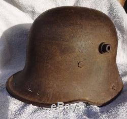 World war one german steel helmet