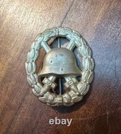 Wound badge in silver 1918 cut-out
