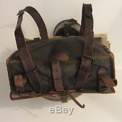 Ww1 1914 French Army' As De Carreau' Back Pack Complete With Accesories. Rare
