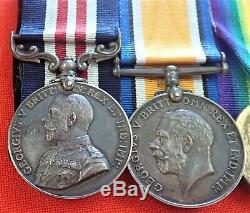 Ww1 1918 Amiens Military Medal Group 241925 Livesey 5th East Lancashire Regiment