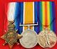 Ww1 Australian British Commonwealth Mounted Medal Trio Group Replica Anzac